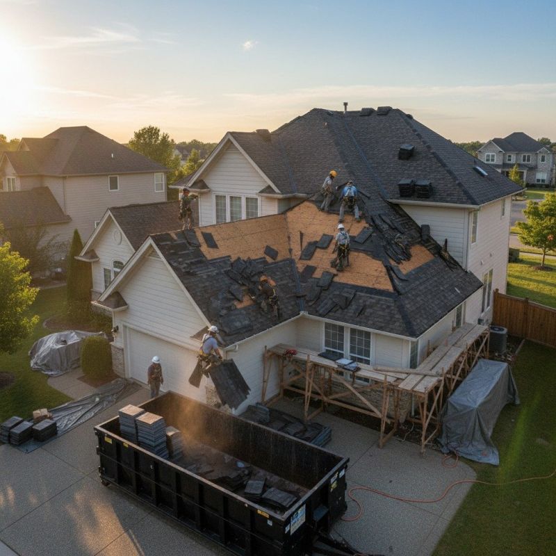 Damaged Roof Replacement in Providence, RI